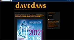 Desktop Screenshot of blog.davedans.com